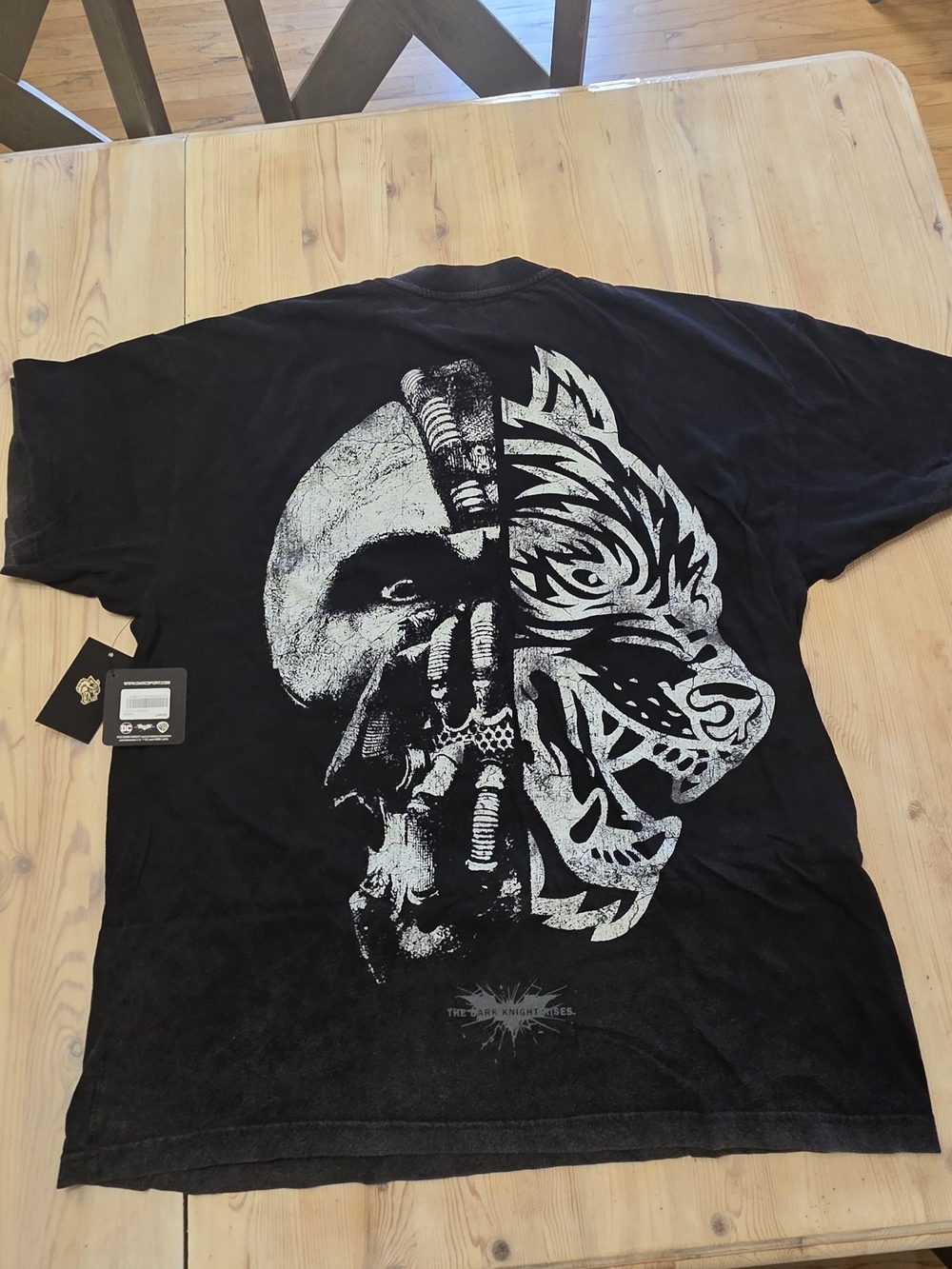 Darc Sport Dark Night Rises Born In It V2 Premium Tee Vintage Black LARGE NWT